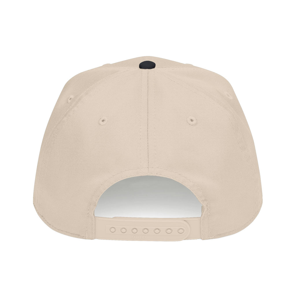 Mrs. Floral Baseball Cap — Embroidered Pink Blossom Bride Hat